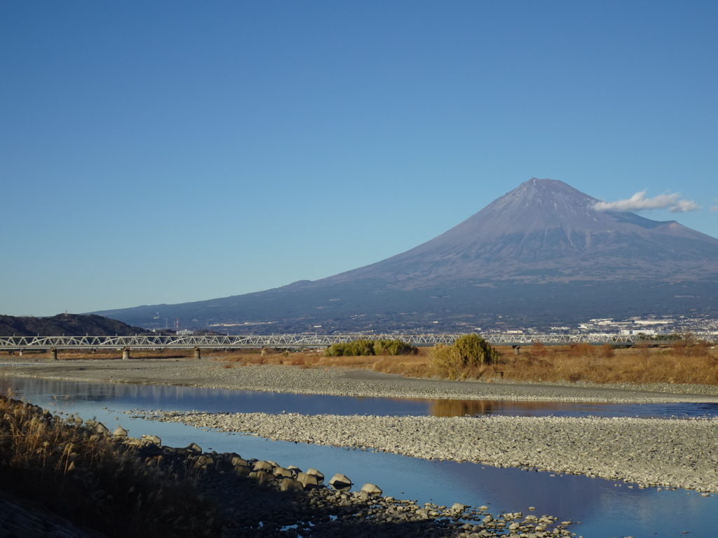 富士市　富士山と富士川