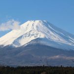 裾野市　裾野市から見た富士山